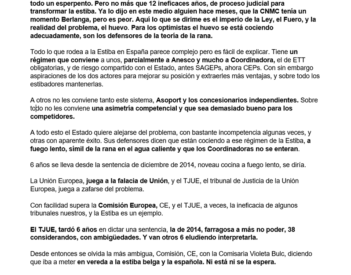 Análisis de la Estiba
